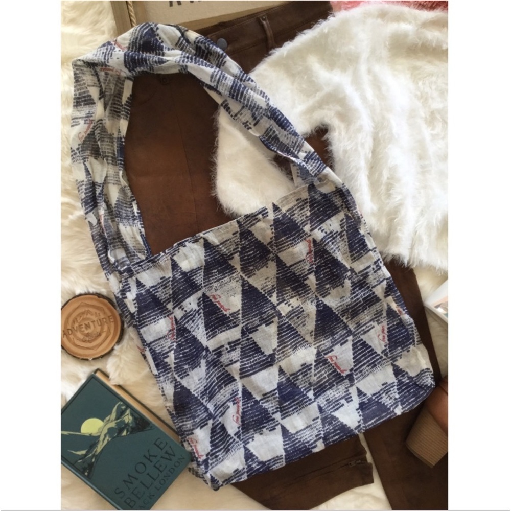 Free People Adriatic Sea Tote Bag Boho Coastal Western - Picture 2 of 13